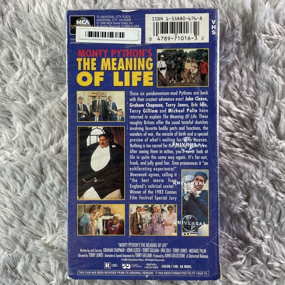Monty Python's The Meaning of Life (VHS, 1983) Comedy - Picture 3 of 10
